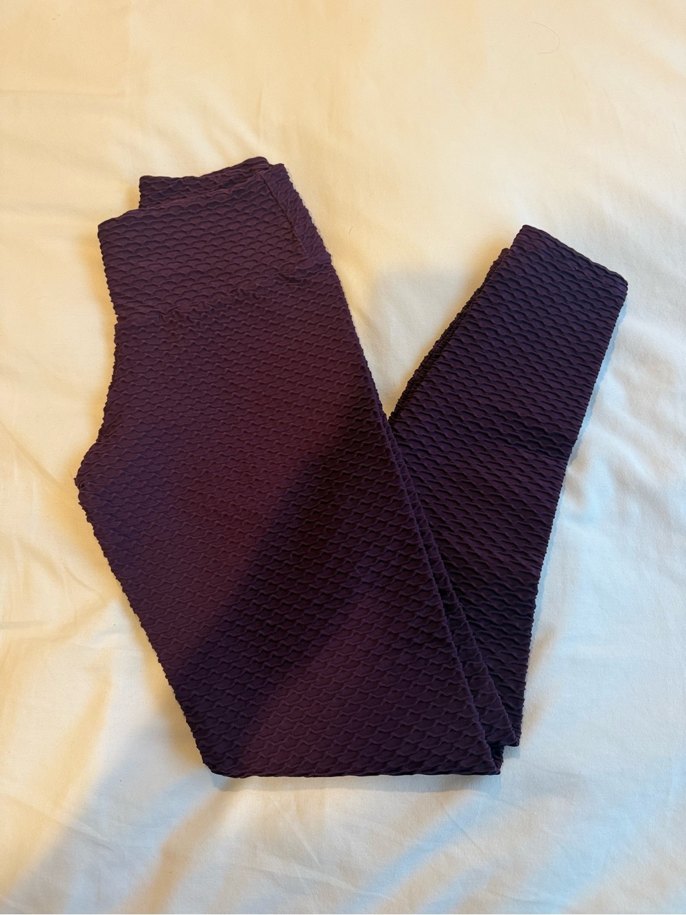 Booty by Brabants women’s Textured High-Waist Leggings - Plum